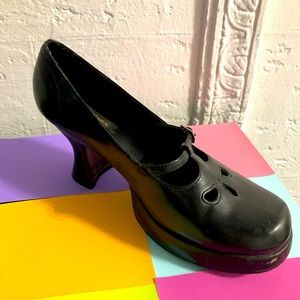 Black Mary Jane Heels